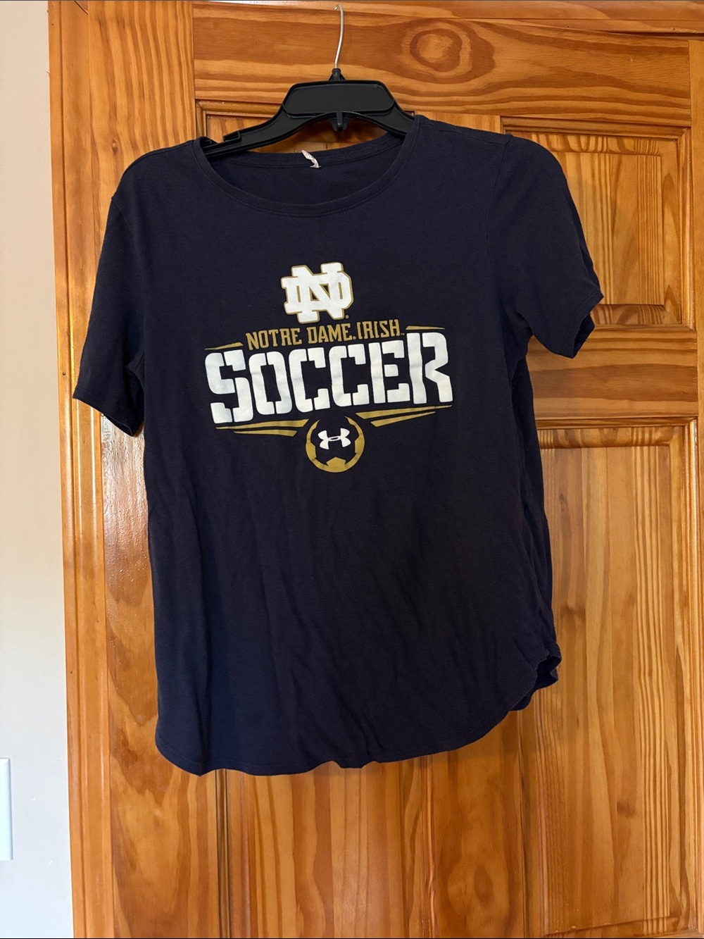 Under Armour Notre Dame Soccer Tee - Navy & Gold